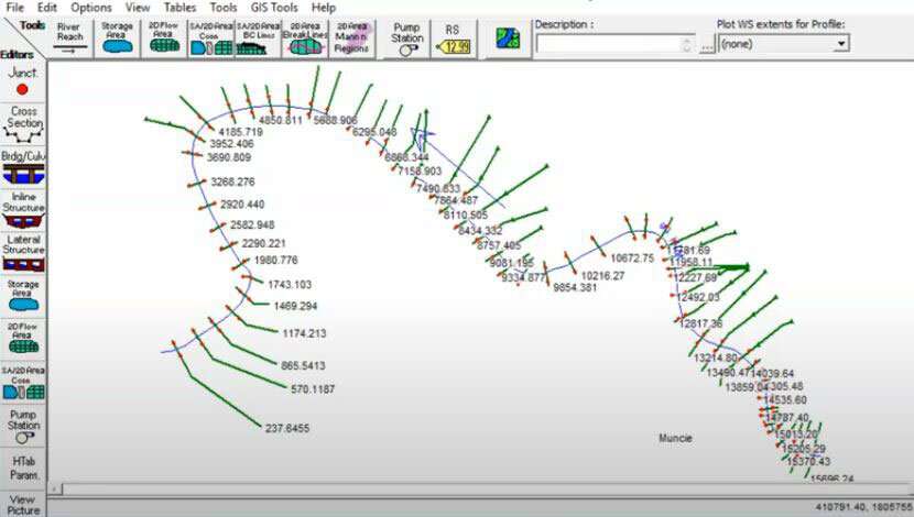 Detailed 1D river modelling for flood prediction and mitigation in residential developments