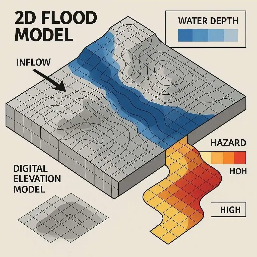 2D Flood Model Visual Guide