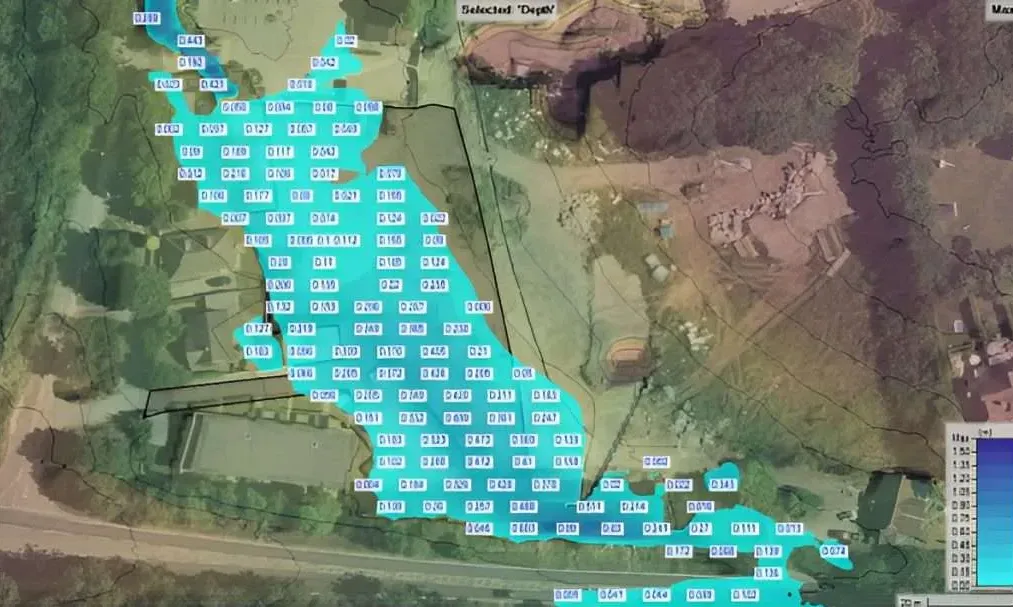 Flood Inundation Map in Project Rye Common Lane, Crondall (Surrey)