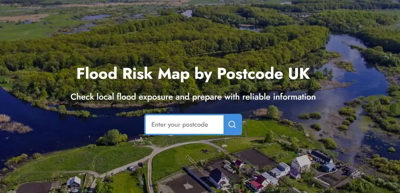 Flood Check Postcode in the UK