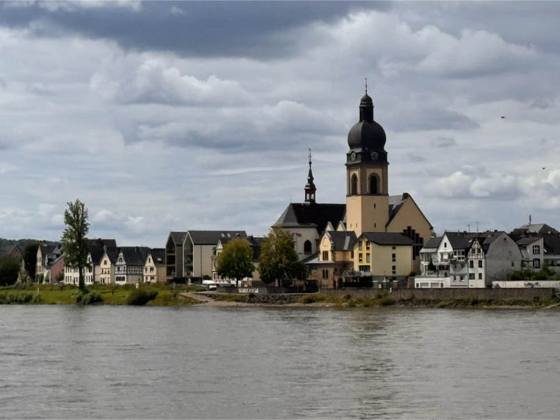 Flood Property Report assessing flood risk for riverside residential properties.