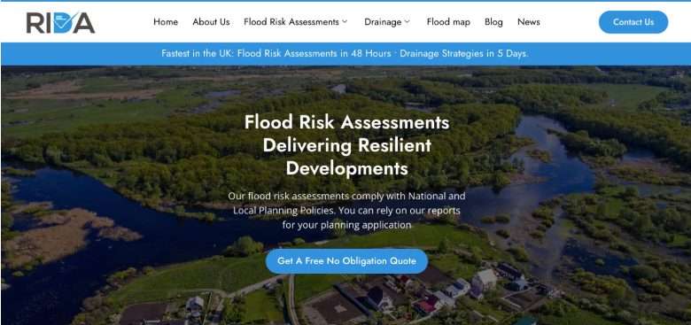 RIDA Reports flood risk assessment services for London UK flooding.