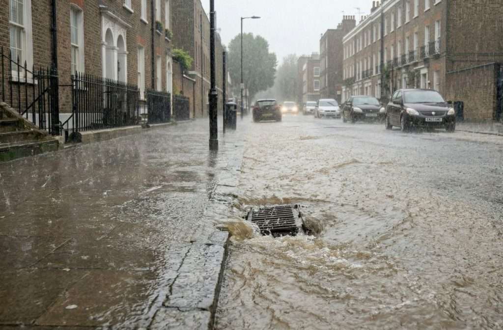 Flood risk assessment London to assess surface water runoff
