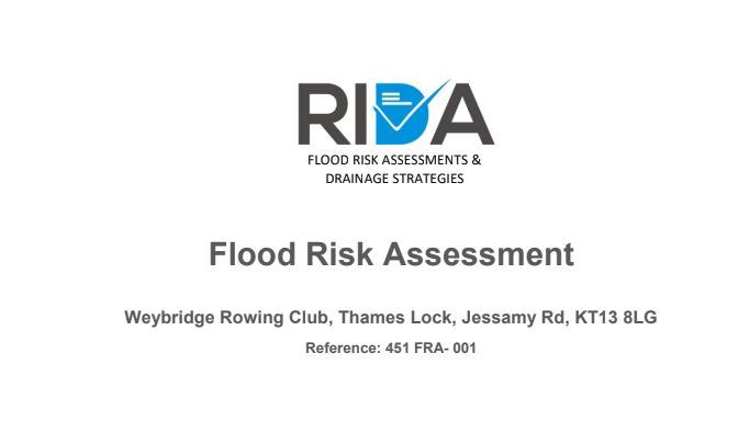 Flood risk report in Elmbridge by RIDA Reports
