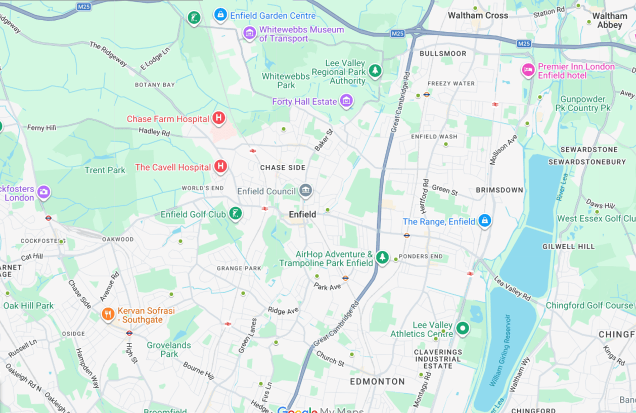 Flood risk assessment projects by RIDA reports in Enfield