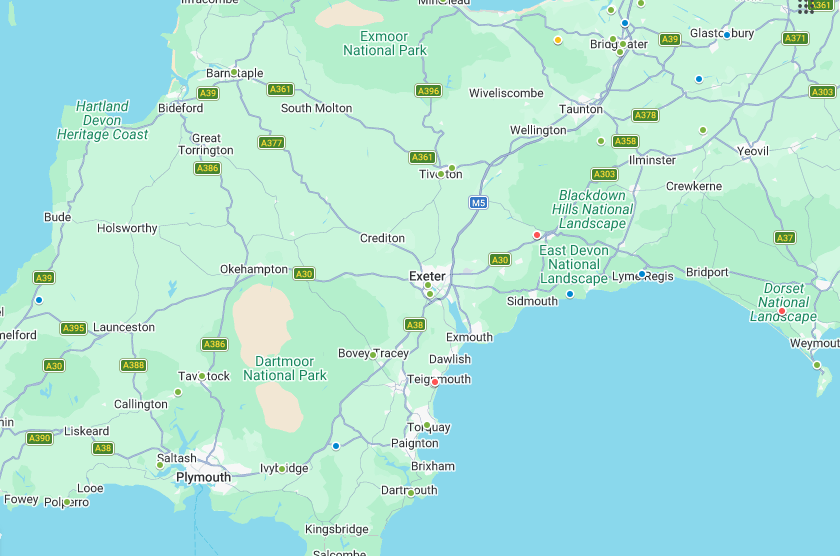 FRA Projects made my RIDA Reports accross Devon